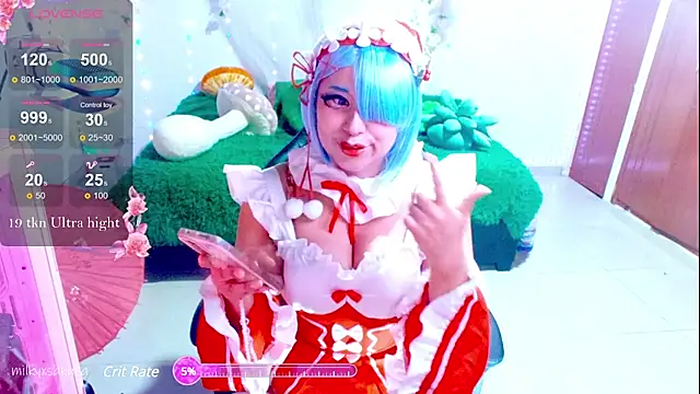 MilkyXSakura online show from 12/16/24, 02:57