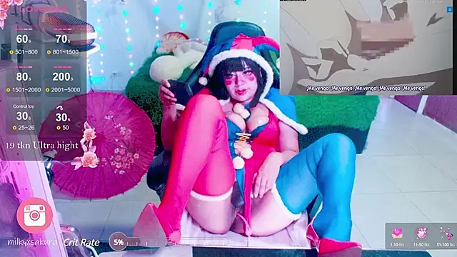 MilkyXSakura online show from 02/21/25, 06:29