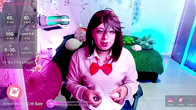 MilkyXSakura online show from 03/09/25, 01:35