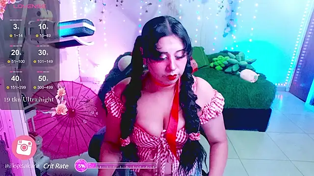 MilkyXSakura online show from 03/16/25, 02:53