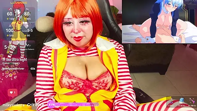 MilkyXSakura online show from 11/09/25, 11:19