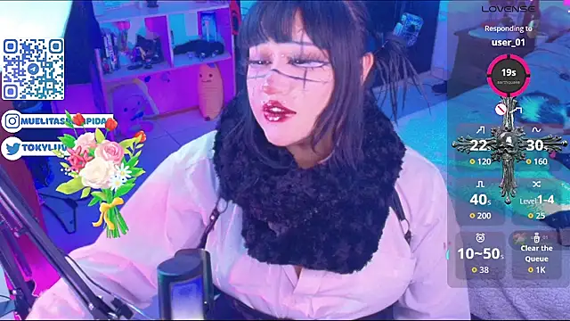 toky doll online show from 04/18/26, 05:00