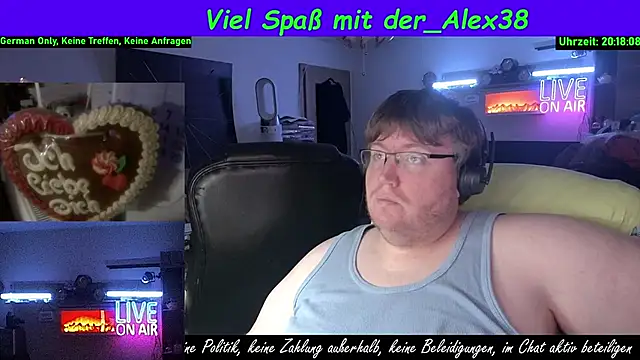 der alex38 online show from 09/15/25, 06:19