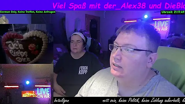 der alex38 online show from 09/21/25, 07:15