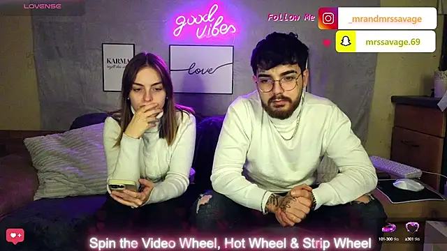 Snapshot of MrAndMrsSavage chatting on 01/10/25, 10:04 MrAndMrsSavage online show from 01/10/25, 10:04