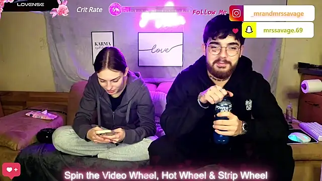 Snapshot of MrAndMrsSavage chatting on 01/24/25, 07:49 MrAndMrsSavage online show from 01/24/25, 07:49