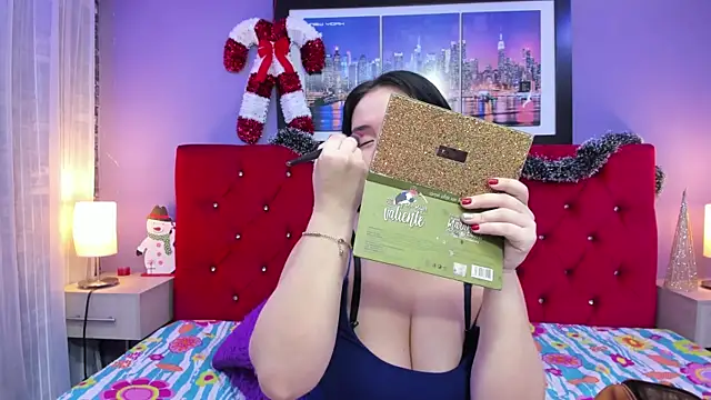 Snapshot of AbbyJonhs chatting on 12/24/24, 12:55 AbbyJonhs online show from 12/24/24, 12:55
