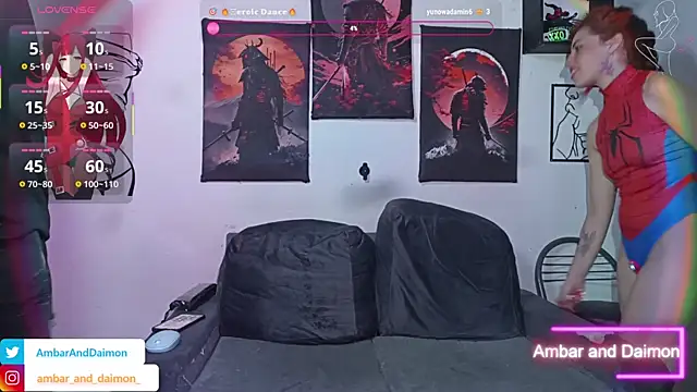 Snapshot of Ambar_and_daimon_ chatting on 10/24/25, 07:38 Ambar and daimon online show from 10/24/25, 07:38