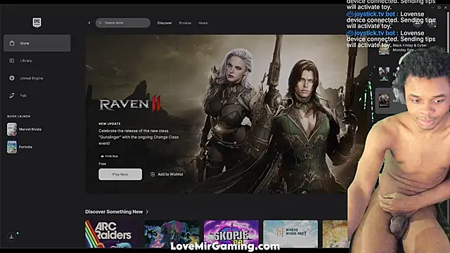 lovemirgaming online show from 11/21/25, 09:24