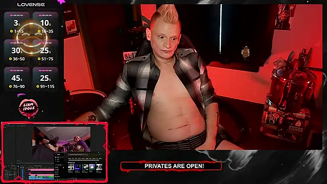 LiamIdols online show from 01/23/25, 03:22