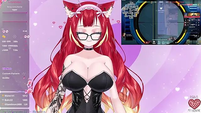 Snapshot of LewdKira_VT chatting on 02/13/25, 10:23 LewdKira VT online show from 02/13/25, 10:23