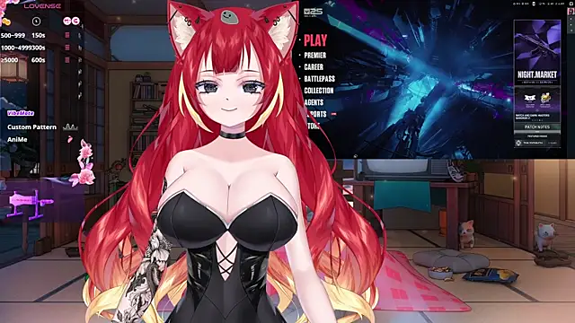 Snapshot of LewdKira_VT chatting on 02/22/25, 10:07 LewdKira VT online show from 02/22/25, 10:07