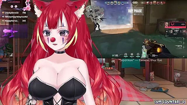 Snapshot of LewdKira_VT chatting on 03/14/25, 10:18 LewdKira VT online show from 03/14/25, 10:18