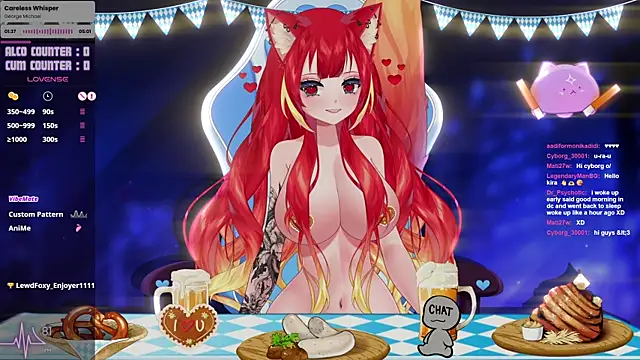 Snapshot of LewdKira_VT chatting on 09/25/25, 03:27 LewdKira VT online show from 09/25/25, 03:27