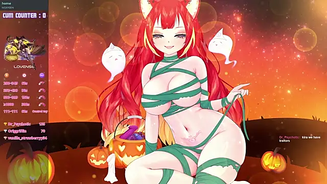 Snapshot of LewdKira_VT chatting on 10/17/25, 04:09 LewdKira VT online show from 10/17/25, 04:09