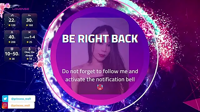 Snapshot of princess0303 chatting on 12/20/25, 08:43 princess0303 online show from 12/20/25, 08:43