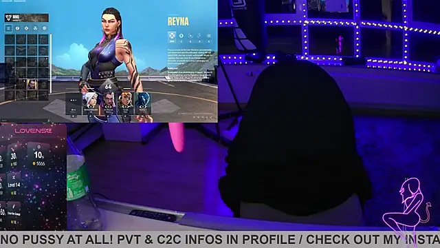 Gamergirl-Linela online show from 02/19/25, 09:03