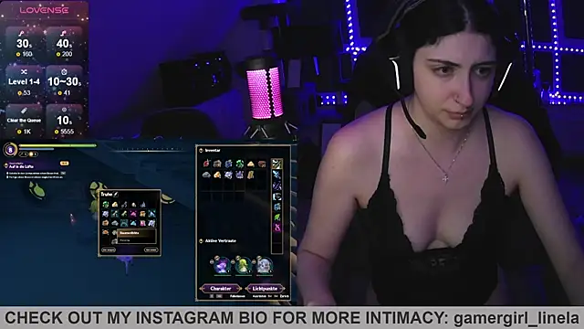 Gamergirl-Linela online show from 06/14/26, 02:24