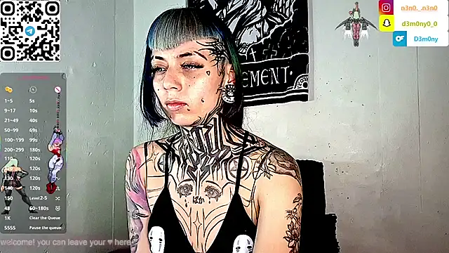 d3m0ny0 0 online show from 07/24/26, 04:21