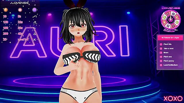 Auri Hikaru online show from 10/21/25, 11:11