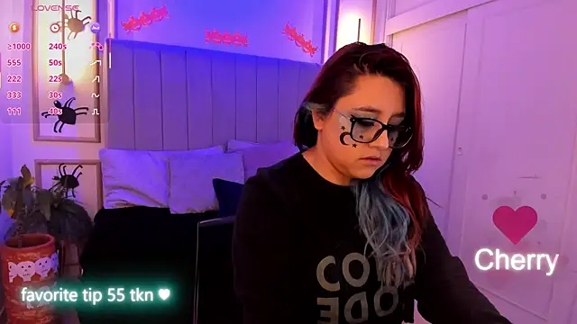 Cherry blush  online show from 10/13/25, 12:38