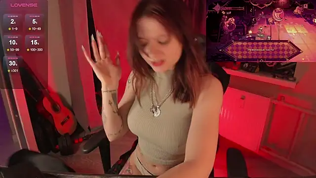 Snapshot of Melante chatting on 02/14/26, 10:50 Melante online show from 02/14/26, 10:50