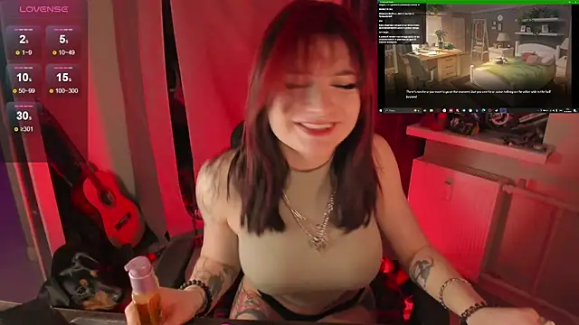 Snapshot of Melante chatting on 02/17/26, 12:51 Melante online show from 02/17/26, 12:51