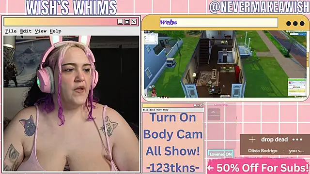 nevermakeawish online show from 06/21/26, 09:23