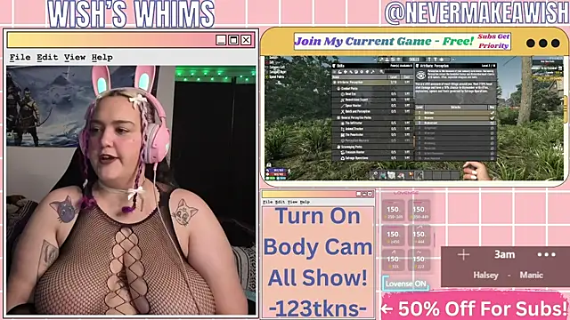 nevermakeawish online show from 07/09/26, 09:35