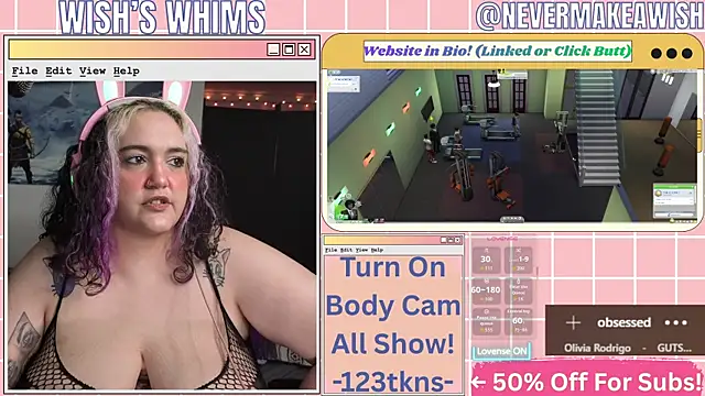 nevermakeawish online show from 07/18/26, 11:03
