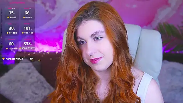 Snapshot of GingerPinky chatting on 01/18/26, 07:23 GingerPinky online show from 01/18/26, 07:23