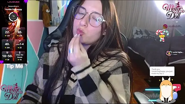 Mysticdooll69 online show from 05/12/26, 09:45