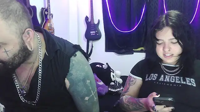 Snapshot of Tattoo__Couple chatting on 03/12/26, 06:36 Tattoo Couple online show from 03/12/26, 06:36