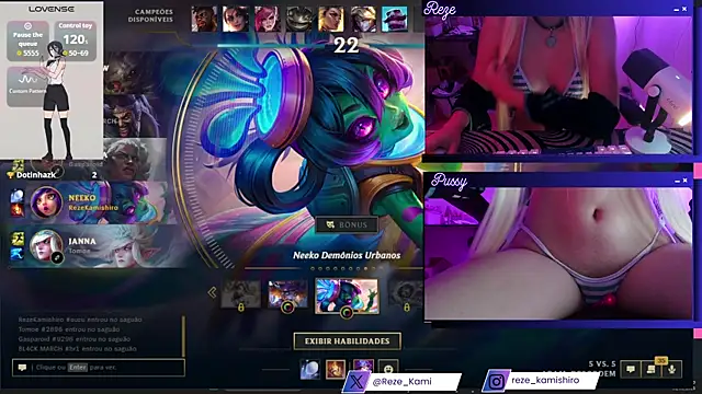 Reze Kamishiro online show from 05/08/26, 03:23