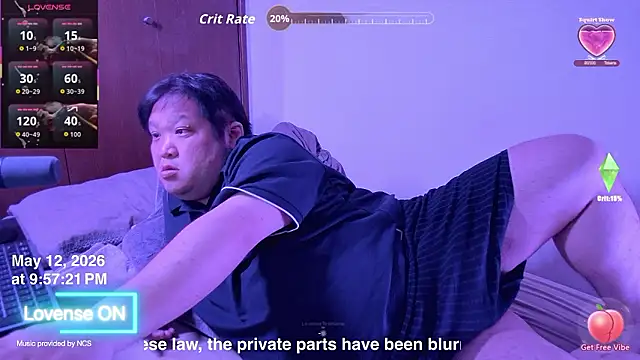 ChubbyBEAR039 online show from 05/12/26, 12:57