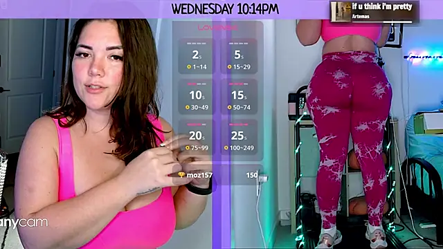 MilaValentina online show from 01/23/25, 03:16