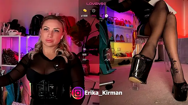 Snapshot of Erika_Kirman chatting on 10/24/25, 08:00 Erika Kirman online show from 10/24/25, 08:00