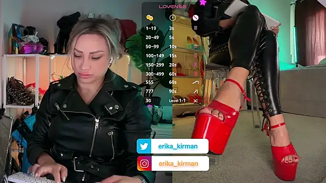 Snapshot of Erika_Kirman chatting on 11/26/25, 02:29 Erika Kirman online show from 11/26/25, 02:29
