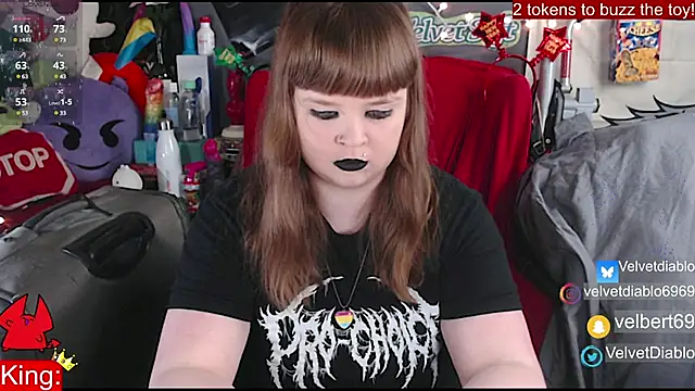 VelvetDiablo online show from 01/09/25, 01:29