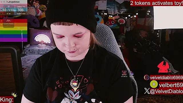 VelvetDiablo online show from 06/09/26, 12:44