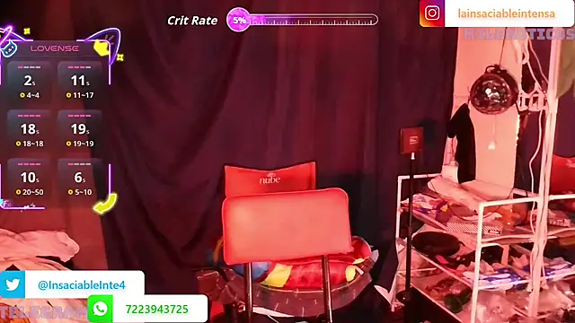 LaInsaciableIntensa online show from 10/22/25, 02:45