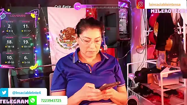 LaInsaciableIntensa online show from 04/26/26, 01:36