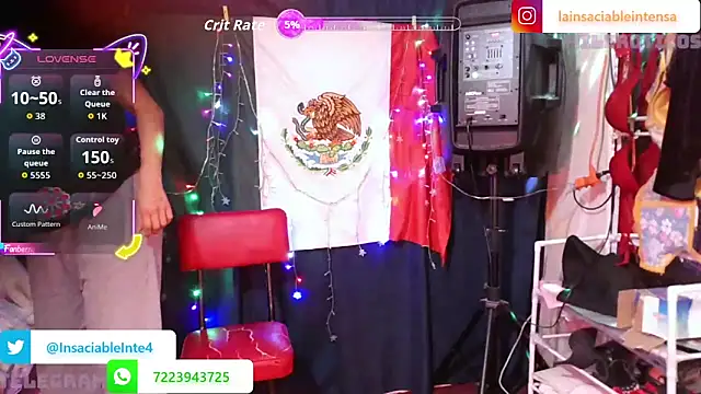 LaInsaciableIntensa online show from 05/03/26, 12:49