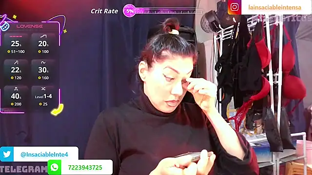 LaInsaciableIntensa online show from 05/08/26, 01:44