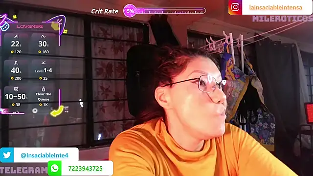 LaInsaciableIntensa online show from 06/05/26, 01:45