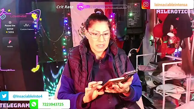 LaInsaciableIntensa online show from 06/14/26, 01:58