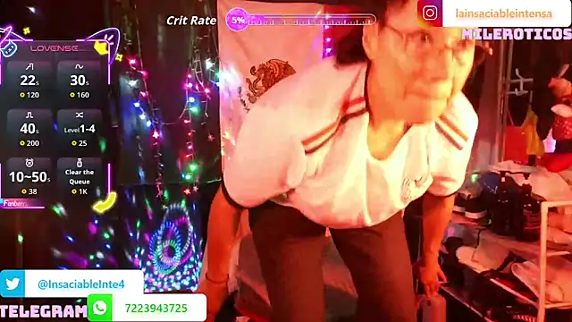 LaInsaciableIntensa online show from 06/20/26, 01:41