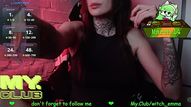 Witch Emma online show from 03/14/26, 08:36