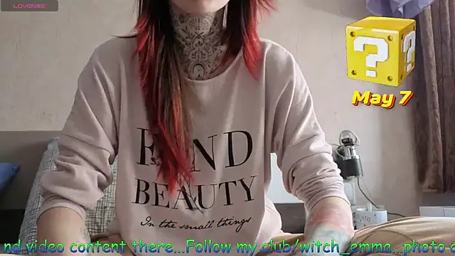 Snapshot of Witch_Emma chatting on 05/07/26, 07:14 Witch Emma online show from 05/07/26, 07:14