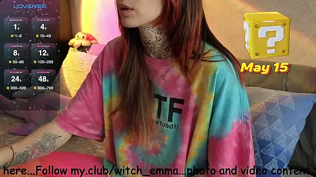 Snapshot of Witch_Emma chatting on 05/15/26, 06:31 Witch Emma online show from 05/15/26, 06:31